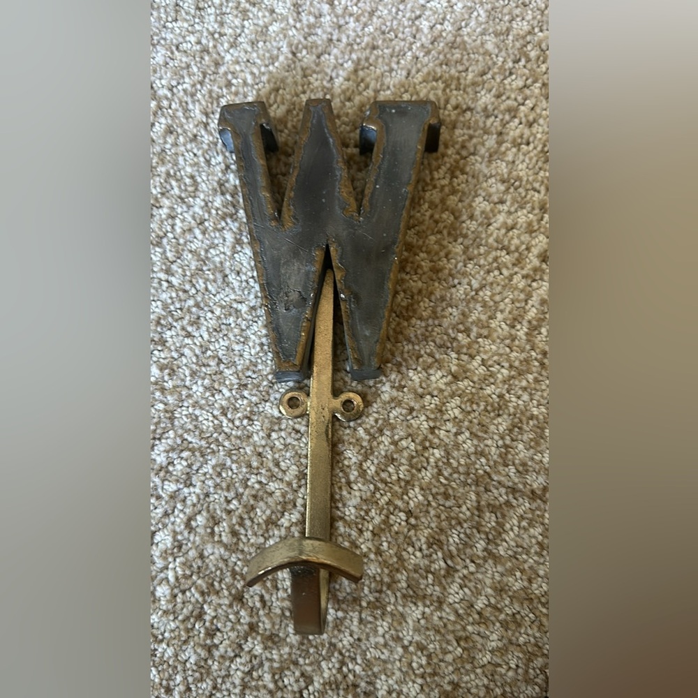 ‘W’ Anthropologie  Marquee Letter Hook